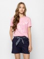 Heavytools Wubia navy vászon jellegű short lányoknak 
