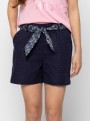 Heavytools Wubia navy vászon jellegű short lányoknak 