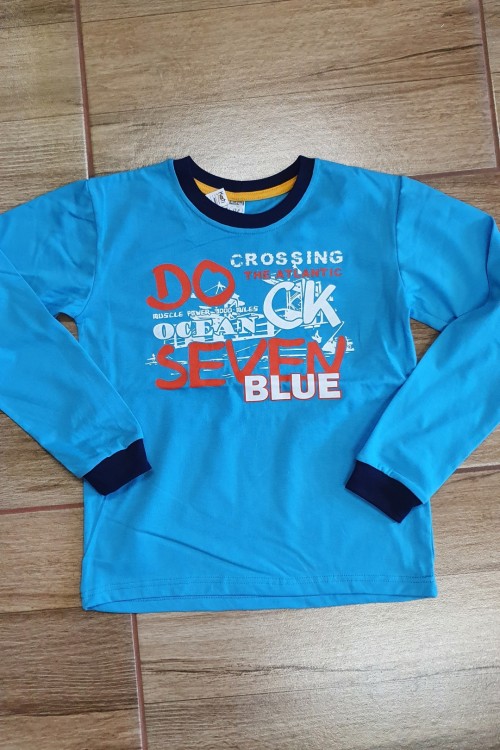 Kék Dock seven hosszú ujjú póló 