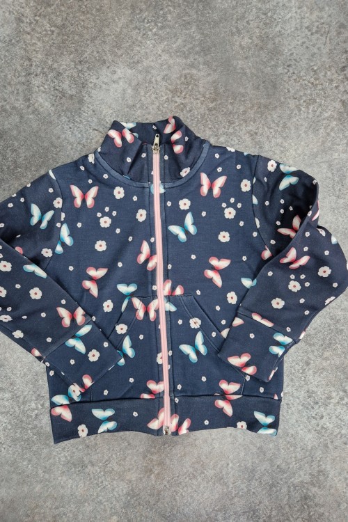 Killy design Pillangós,  belül bolyhozott pulóver 