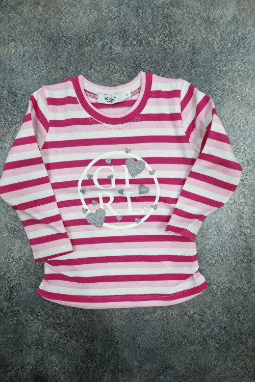 Belül bolyhozott meleg pulóver Girl felirattal 