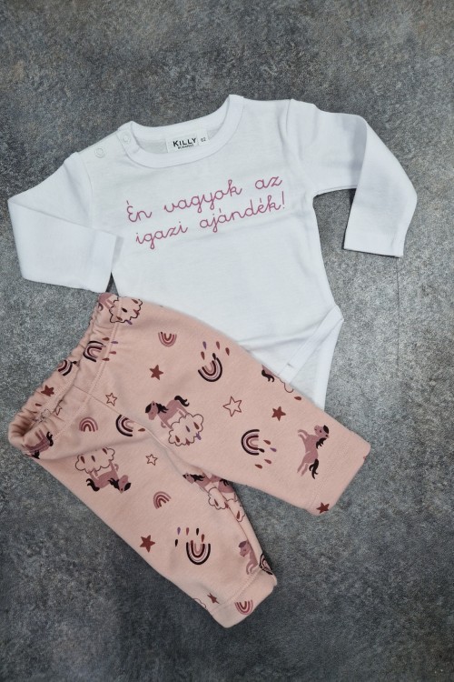 Bébi szett meleg warm nadrággal 