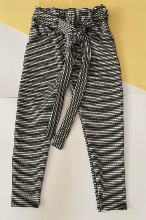 Killy design Kockás ovis megkötős nadrág 