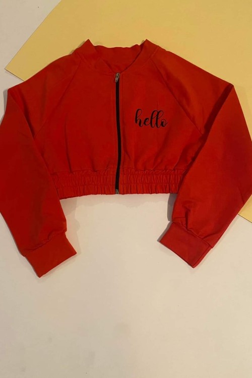 Killy design Rövid fazonú felső korall színben