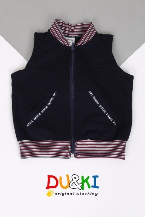 Pamut mellény sötétkék 