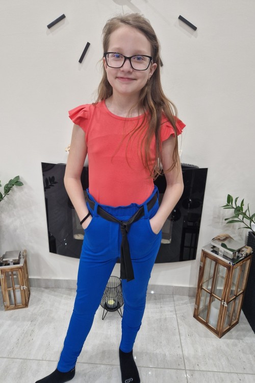 Killy design Kék, megkötős derekú nadrág