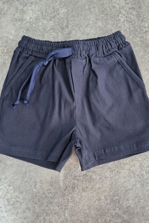 Elasztikus vászon nadrág sötétkék színben 