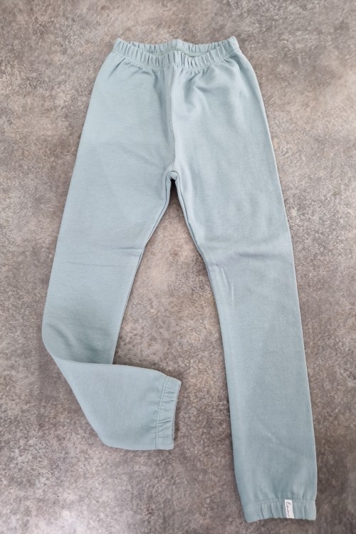 Linini bolyhozott melegebb nadrág zöld 