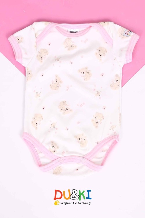 Rövid ujjú body koala macis