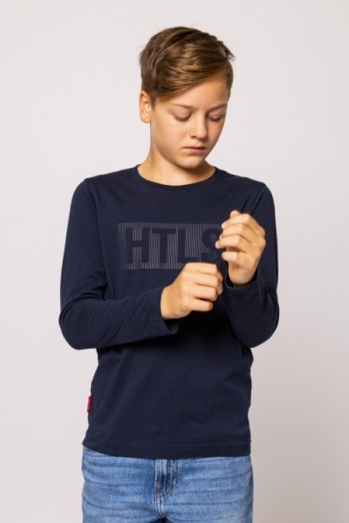 Heavytools Cohen navy hosszú ujjú póló 