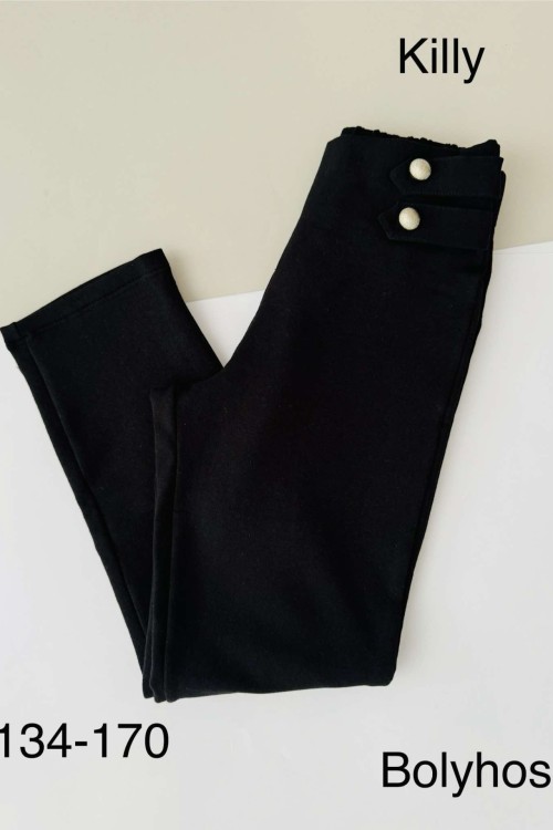 Killy design fekete gombos új fazonú nadrág 