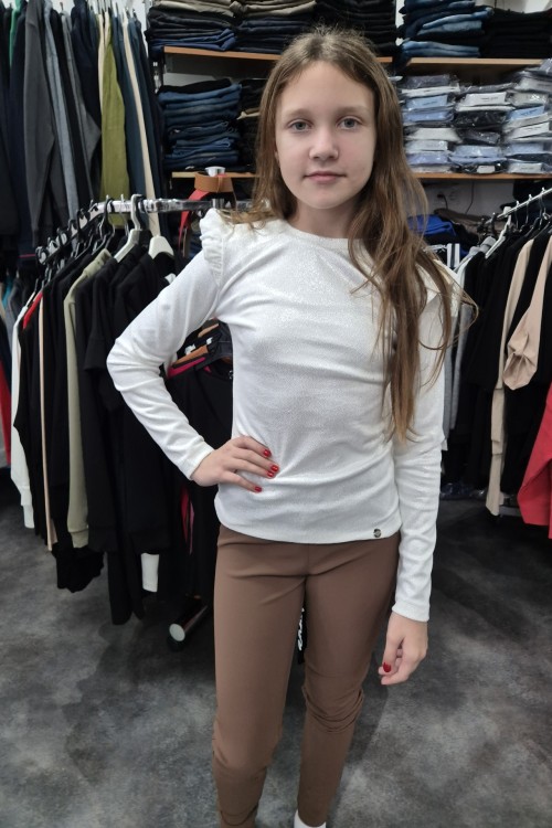 Killy design barna puha bőr jellegű nadrág belül bolyhozott melegebb 