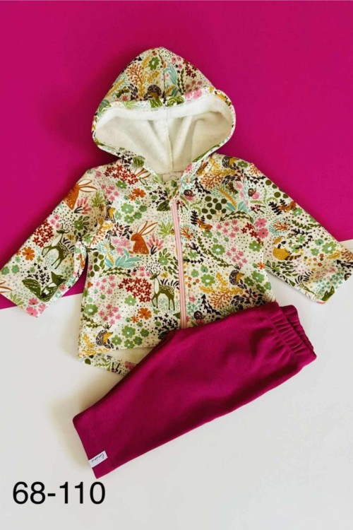 Linino mályva színű warm meleg nadrág 