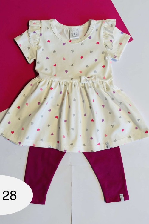 Linini ruha+legging szett 