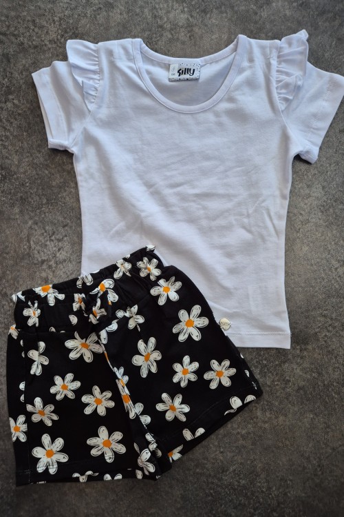 Killy design margarétás shortos szett 