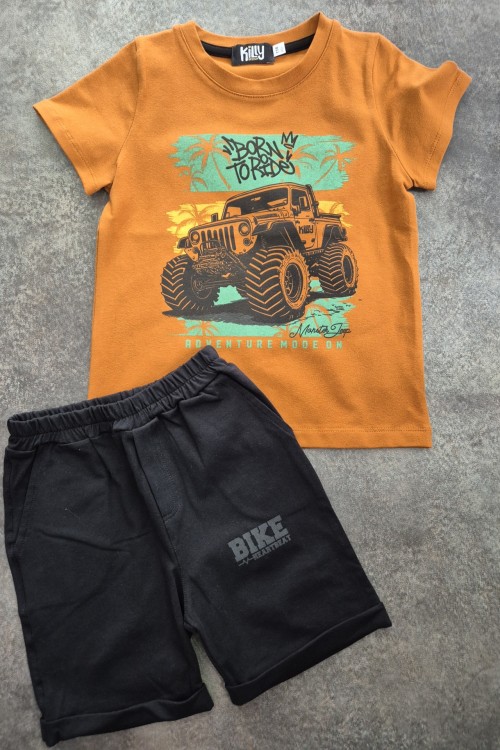 Killy design barna-fekete nyári szett 