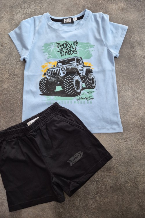 Killy design szett fekete bermudával 