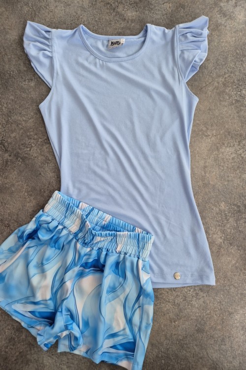 Killy design kék szett 