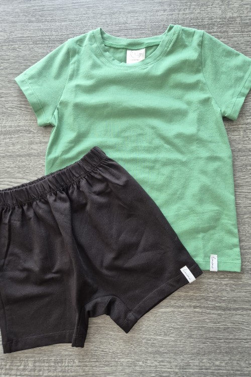 Linini zöld pólós nyári szett 