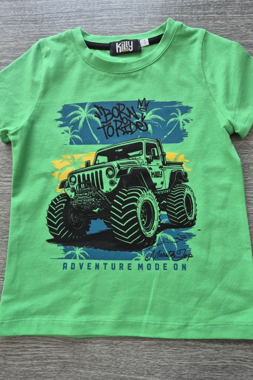 Killy design monster zöld póló 