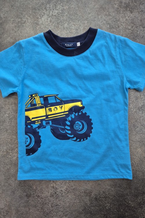 Killy design kék truck póló 