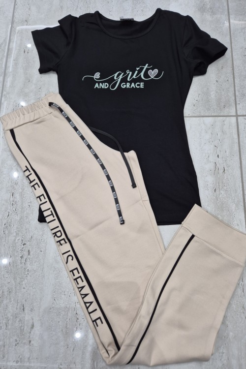 Killy design bézs nadrágos szett 