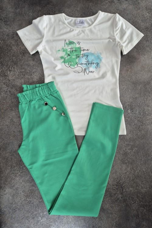 Killy design zöld nadrágos szett 