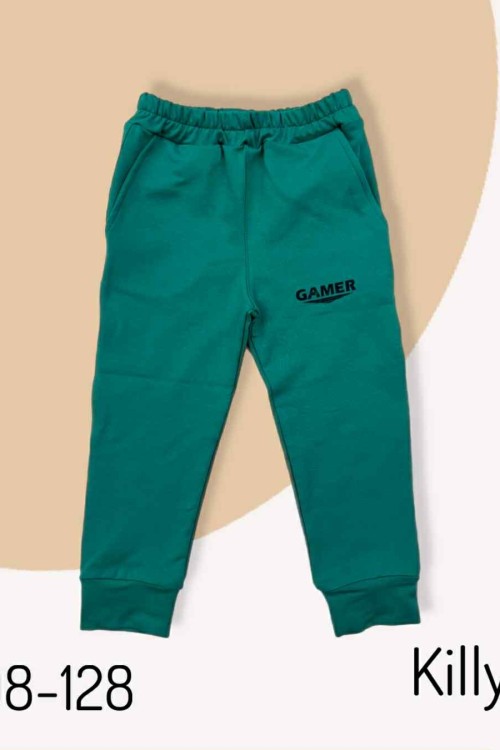 Killy design pamut nadrág zöld színben ovisoknak 
