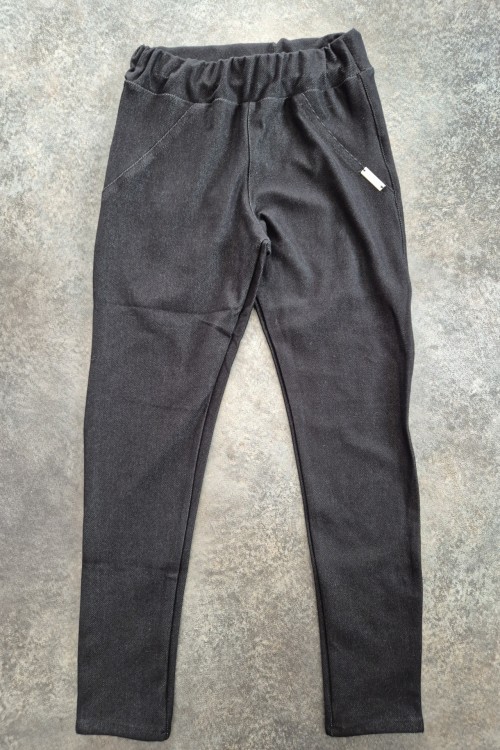 Killy design fekete farmerhatású nadrág 