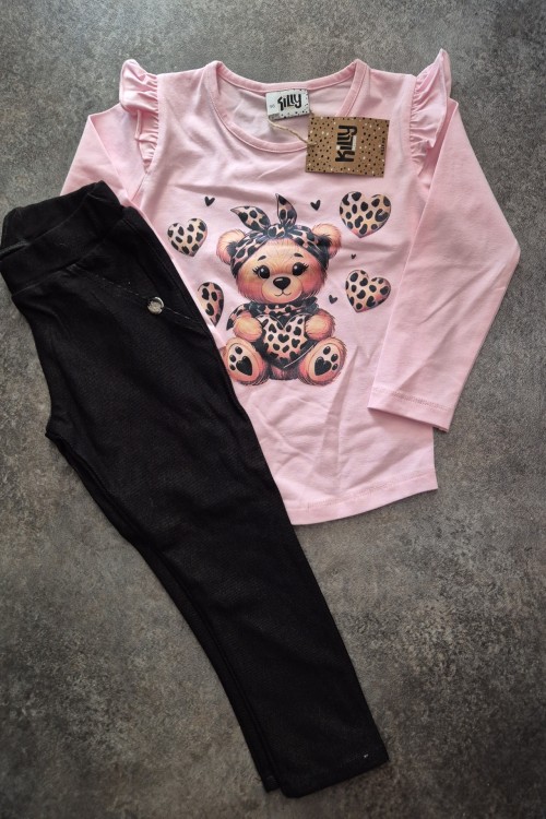 Killy design macis felső farmerhatású fekete nadrággal 