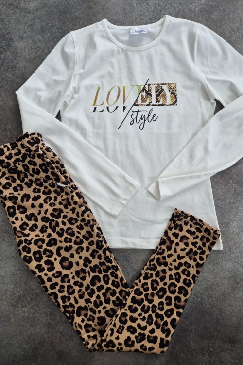 Killy design leopárd mintás nadrágos szett 