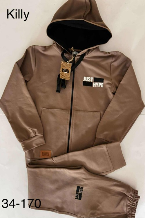 Killy design barna nagyfiús kardigán 