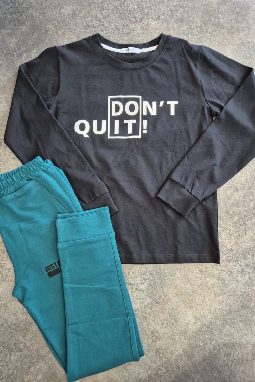 Killy design petrol zöld nadrágos szett nagyfiúknak 