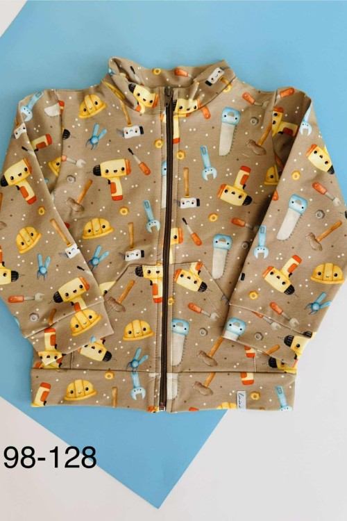 Linini szerszámos kardigán 