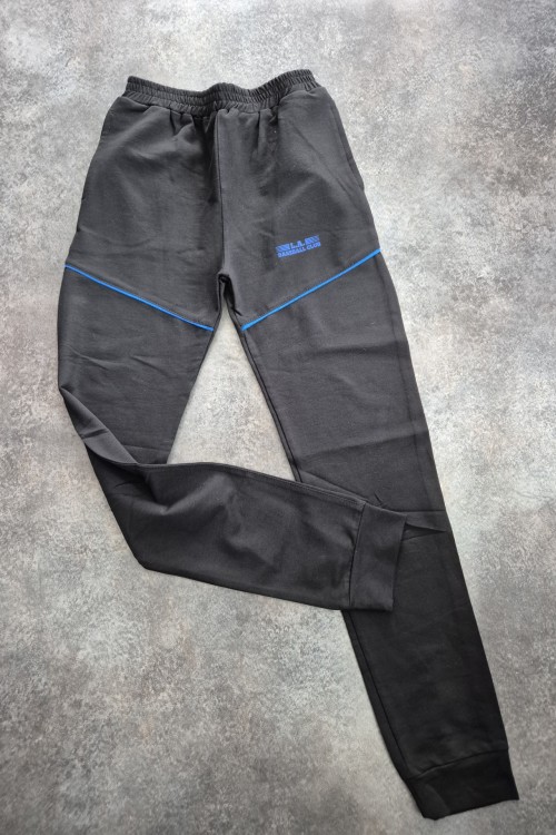 Killy fekete nadrág kék díszítéssel 