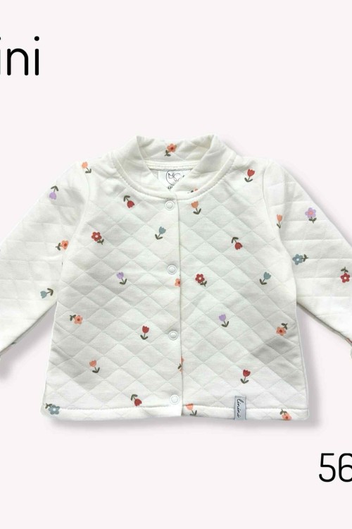 Linini virágos puha anyagú kardigán 