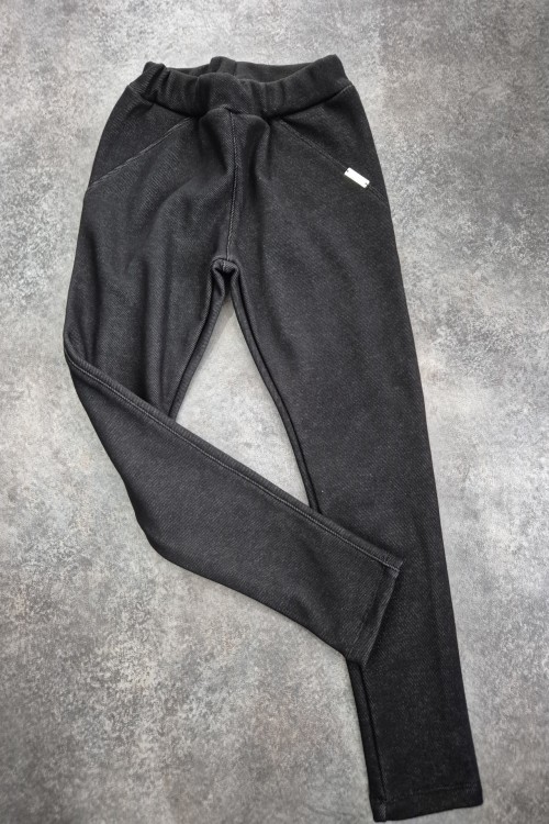 Killy design fekete warm farmerhatású nadrág 