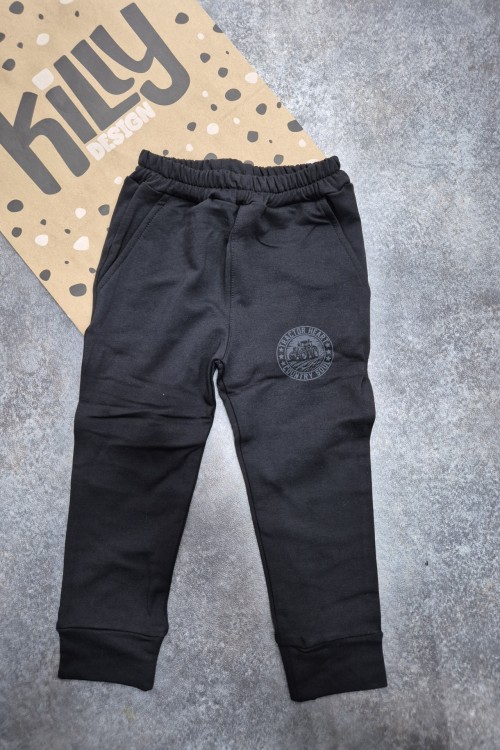 Killy design fekete bolyhozott meleg nadrág 