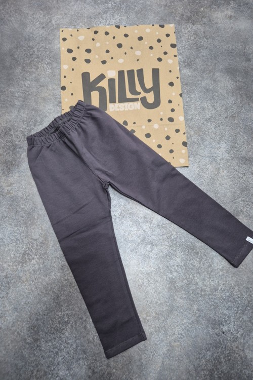 Linini bolyhozott meleg szürke nadrág unisex 
