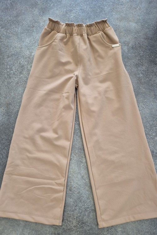 Killy design puha anyagú belül bolyhozott melegebb barna bő nadrág 