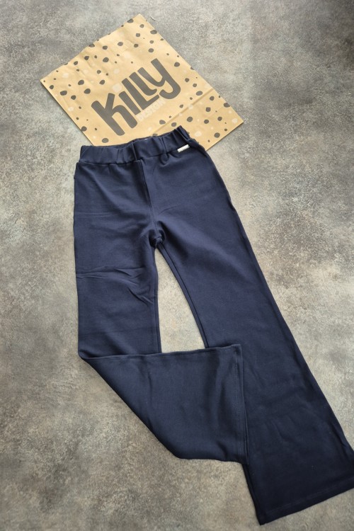 Killy design sötétkék belül bolyhozott melegebb trapéz nadrág 