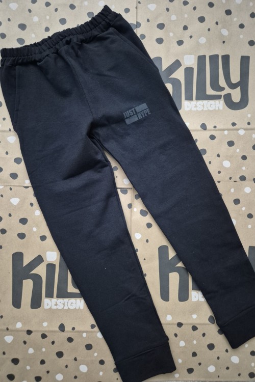 Killy design fekete bolyhozott meleg nadrág 