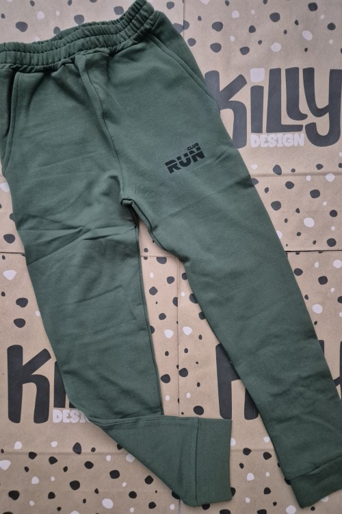 Killy design bolyhozott melegebb nadrág zöld színben 