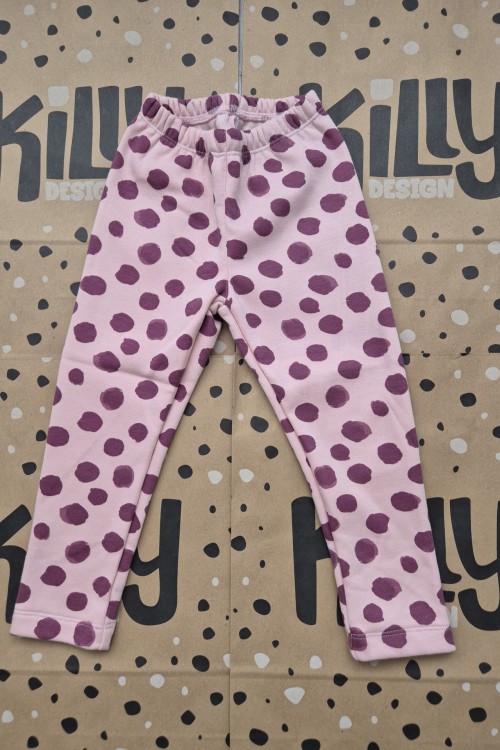 Killy design warm belül szőrmés meleg pöttyös lány nadrág 