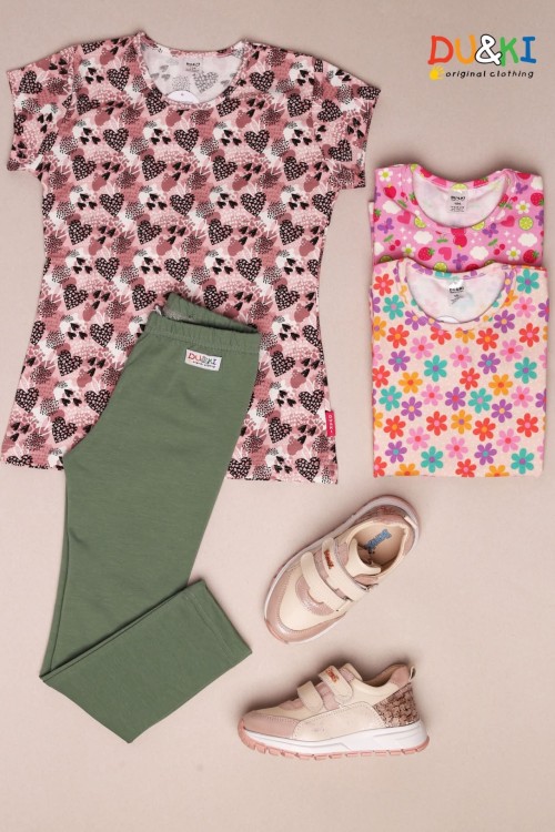 Du&ki legging oliva zöld 