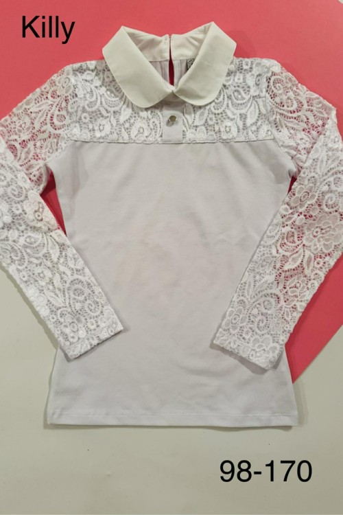 Killy design fehér alkalmi felső ovisoknak 