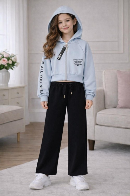 Killy design világoskék rövid fazonú kardigán 