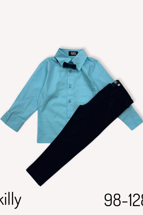 Killy design kék hosszú ujjú ing 