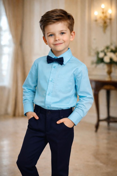 Killy design kék hosszú ujjú ing 