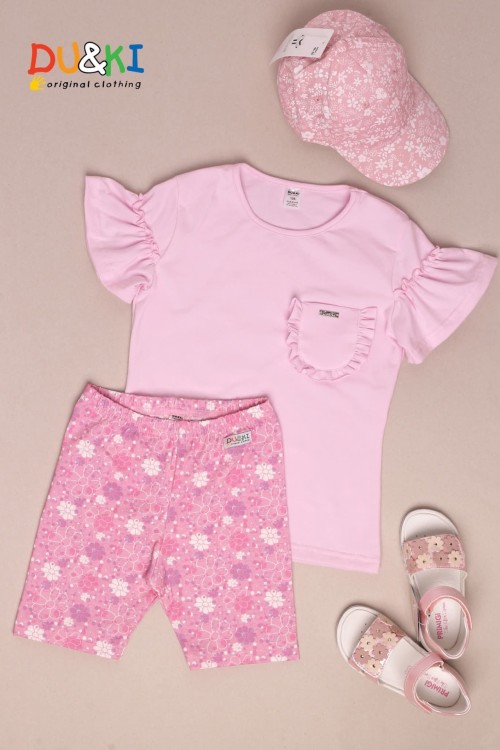 Du&ki Bonnie lány felső babarózsaszín